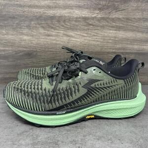 361 Futura Running Shoes Mens Size 12 Black Green Trail Sneakers